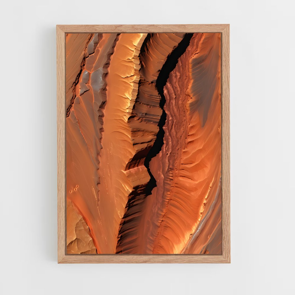 Poster Éclats de Mars – affiche Système solaire (vue 4)